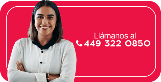 Banner con una consultora de IT-Seekers y el número de teléfono 449 322 0850 para llamadas.